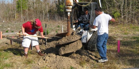 Tiny House Pilings