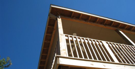 Lakeshore Bunk House soffit