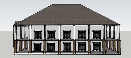 preliminary rendering of the Fellowship Hall