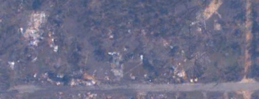 Katrina Aftermath in Google Earth - Lakeshore Baptist Church