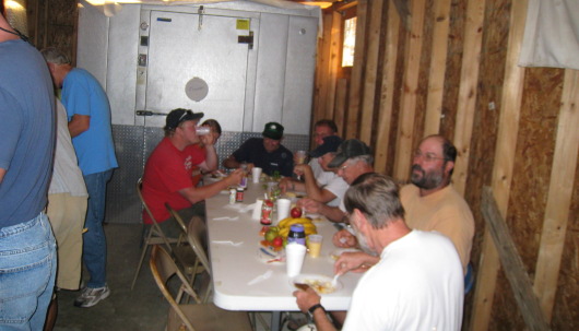 Temp Kitchen after Hurricane Gustav