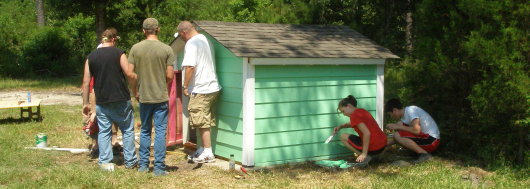 Herb Garden Green Shed