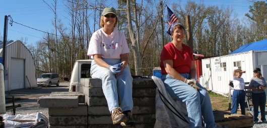 Quonset Huts Get New Floor in Lakeshore Mississippi