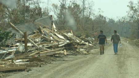 Lakeshore Road after Katrina