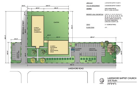 Lakeshore Baptist Church Site Plan