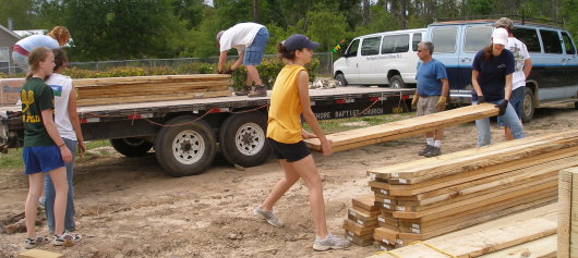 lumber moving