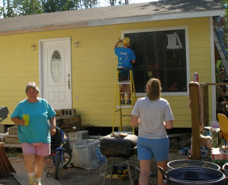 Painting the Nesom House