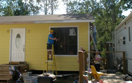 Painting the Nesom House