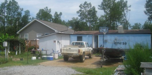 Shays house, old and new