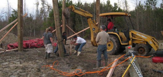 Tiny House Pilings