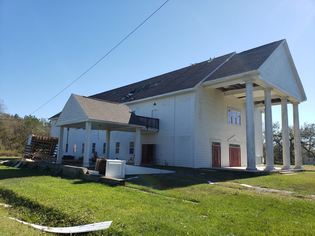 Hurricane Zeta Damages Mississippi Gulf Coast Church Buildings