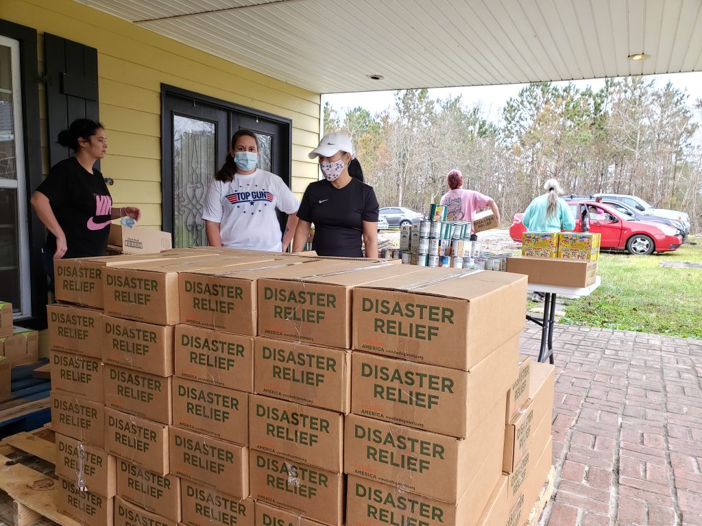 Hurricane Zeta Disaster Relief Food